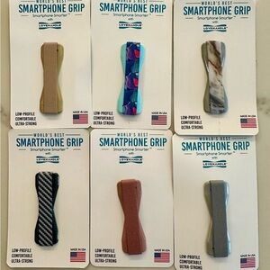 LOVEHANDLE Universal Smartphone Grip Pack - Assorted Colors.